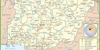 Hoàn thành bản đồ của nigeria
