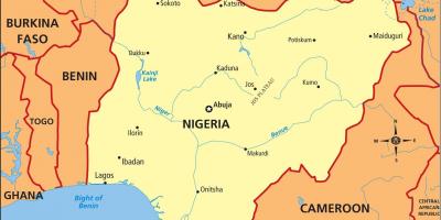 Nigeria bản đồ
