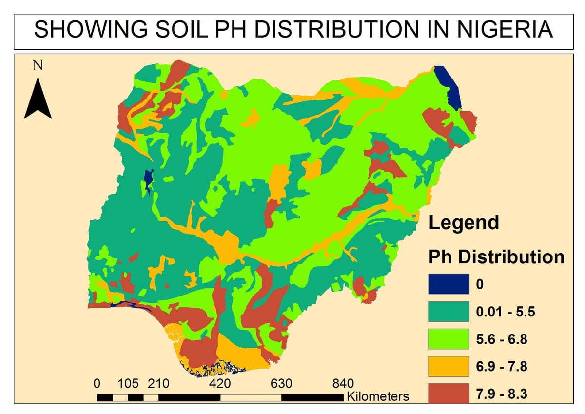 Bản đồ của đất nigeria