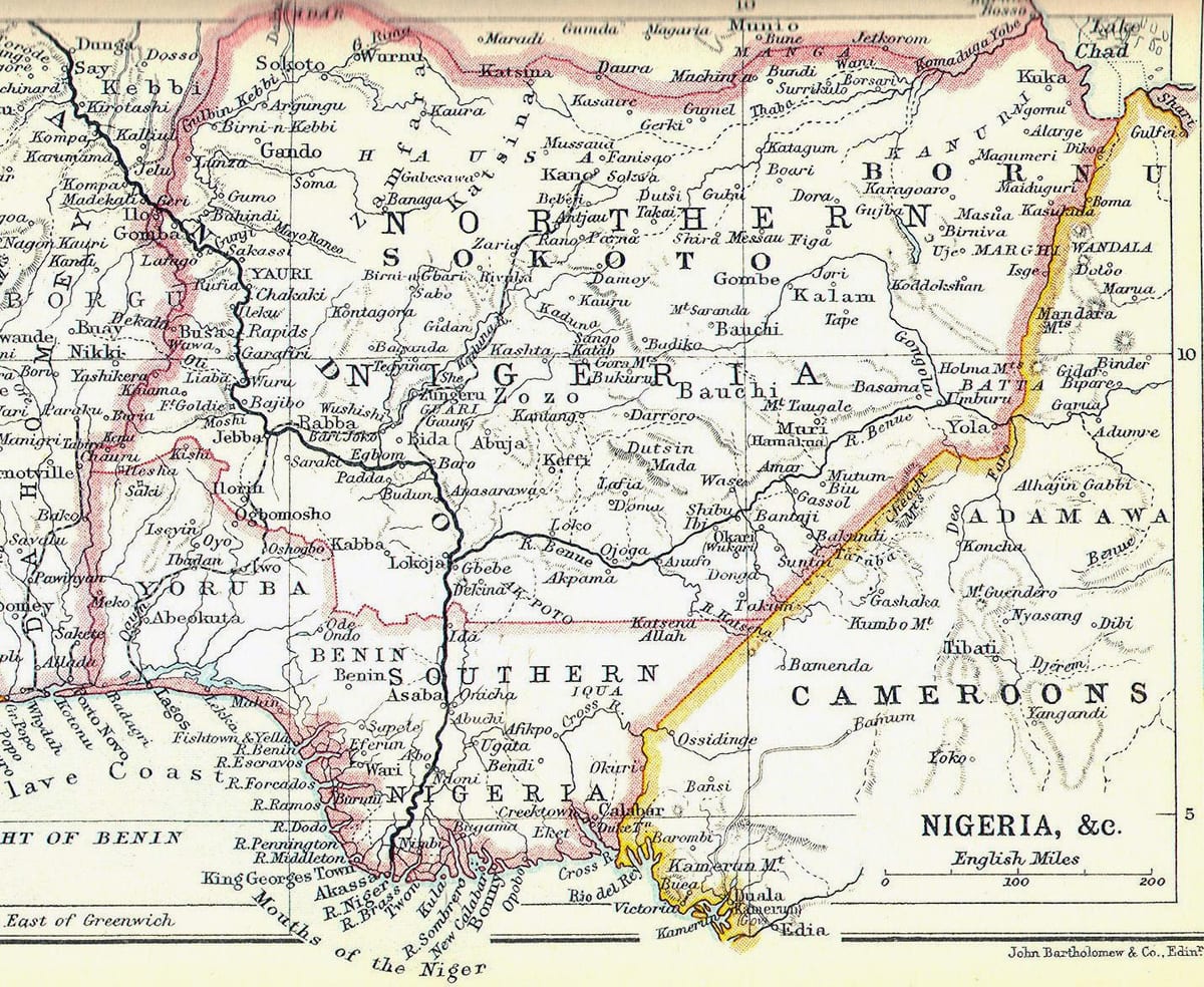 Bản đồ của nigeria