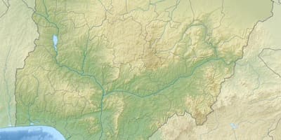 Bản đồ của nigeria thấy nhẹ nhõm