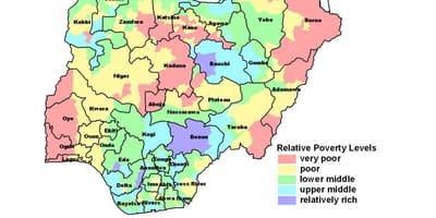 Bản đồ của kinh tế nigeria