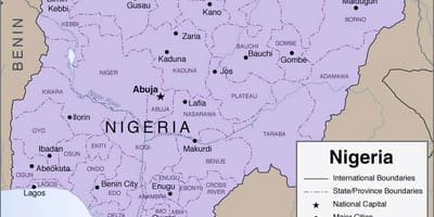 Bản đồ, chi tiết nigeria
