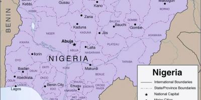 Bản đồ, chi tiết nigeria