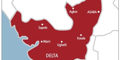 Delta nigeria bản đồ