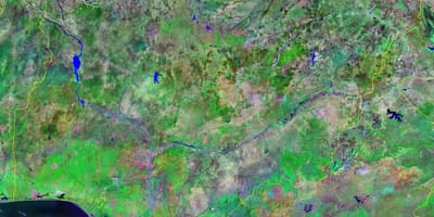 Bản đồ của nigeria núi