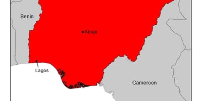 Bản đồ của nigeria sốt rét