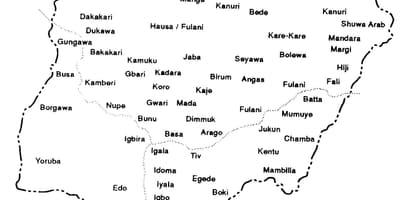 Vẽ bản đồ nigeria